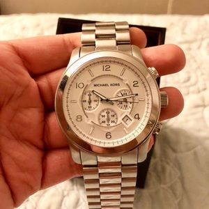 Michael Kors 'Oversize Iconic' Chronograph Watch